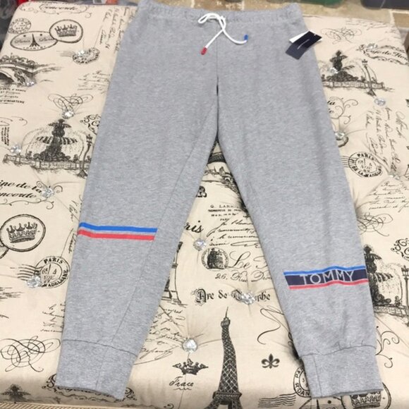 Tommy Hilfiger Drawstring Knit Pajama Pants - Picture 3 of 5